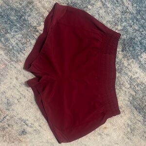 Mondetta Women's Deep Red Athletic Shorts